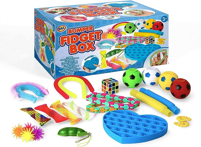 Bumper Box of 24 Fidget Toys, Learning SPACE