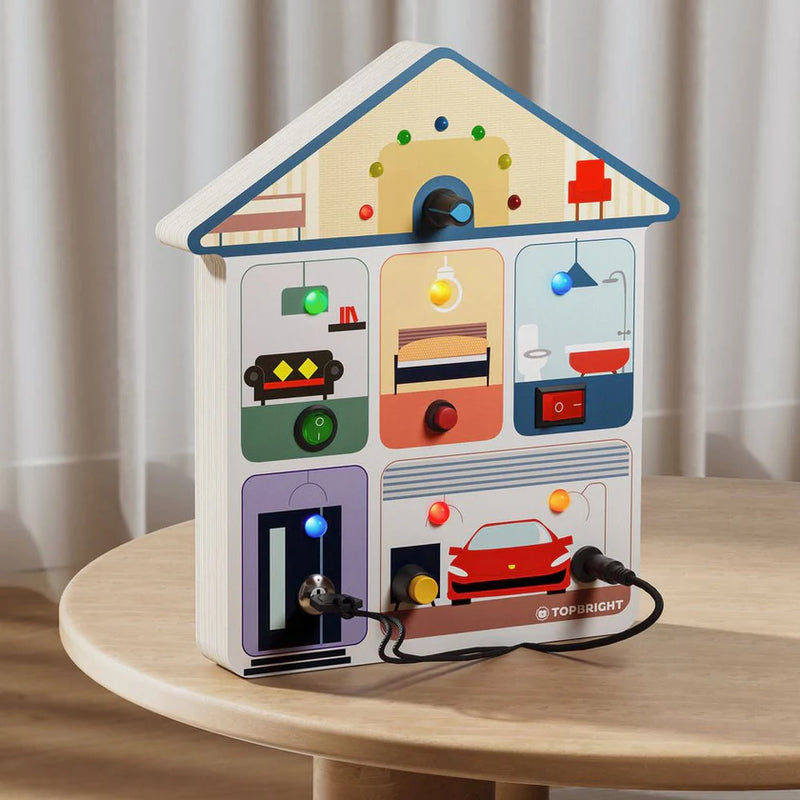 Busy Board House Activity Board, Activity Toys Learning SPACE
