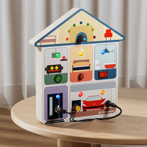 Busy Board House Activity Board, Activity Toys Learning SPACE