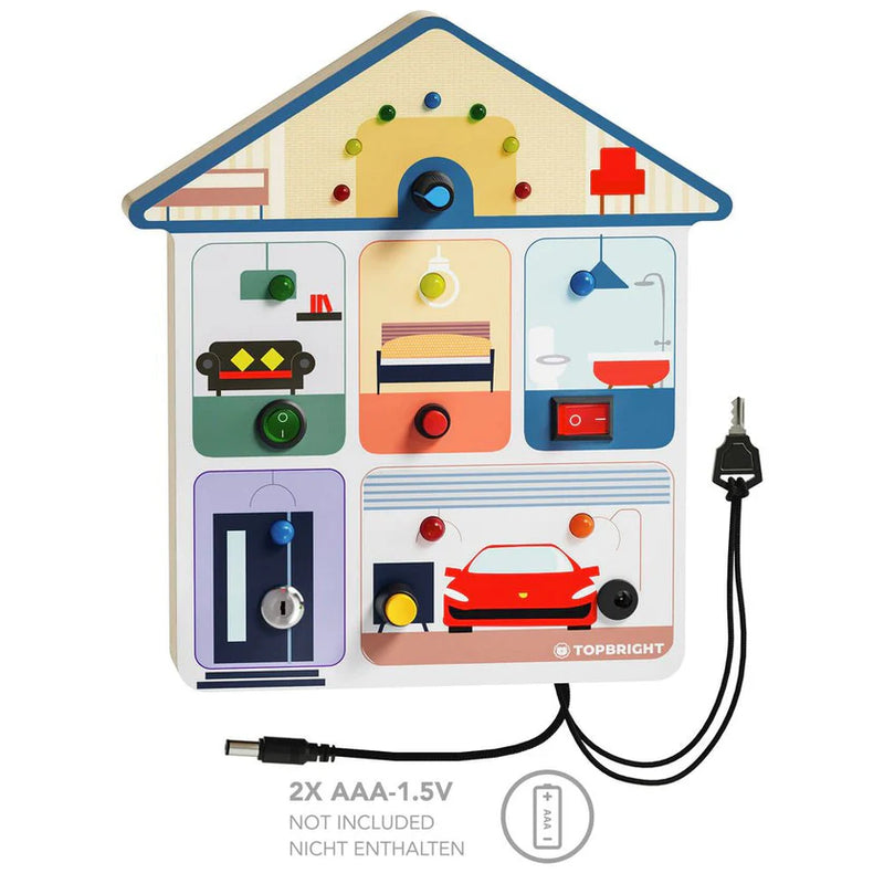 Busy Board House Activity Board, Activity Toys Learning SPACE