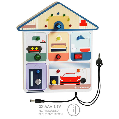 Busy Board House Activity Board, Activity Toys Learning SPACE