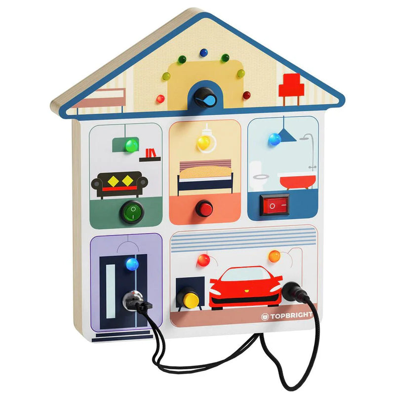Busy Board House Activity Board, Activity Toys Learning SPACE
