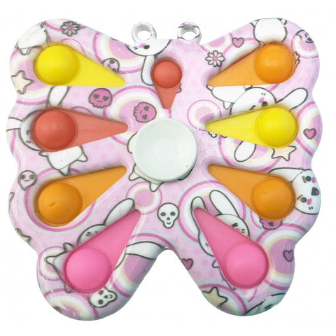 Butterfly Bubble Popping Fidget Toy-ADD/ADHD,Calmer Classrooms,Calming & Anxiety,Cause & Effect Toys,Fidget,Fidget Spinner,Helps With,Neuro Diversity,Pocket money,Push Popper,Stocking Stuffers,Stress Relief,Toys for Anxiety-Learning SPACE