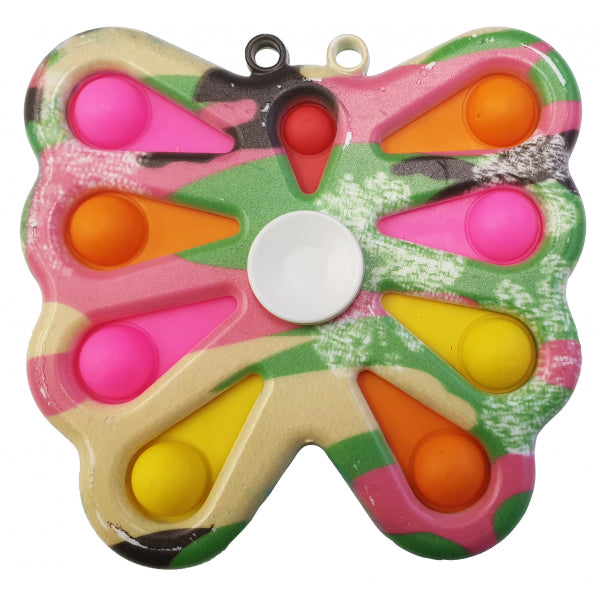 Butterfly Bubble Popping Fidget Toy-ADD/ADHD,Calmer Classrooms,Calming & Anxiety,Cause & Effect Toys,Fidget,Fidget Spinner,Helps With,Neuro Diversity,Pocket money,Push Popper,Stocking Stuffers,Stress Relief,Toys for Anxiety-Learning SPACE