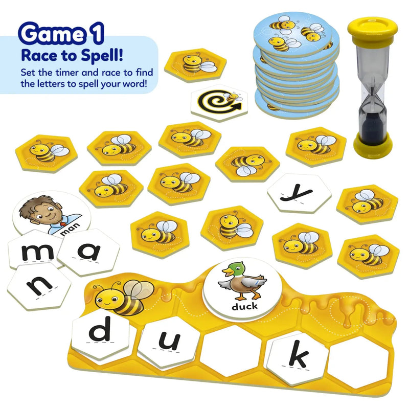 Buzz Words Game - Literacy Board Game, Learning SPACE
