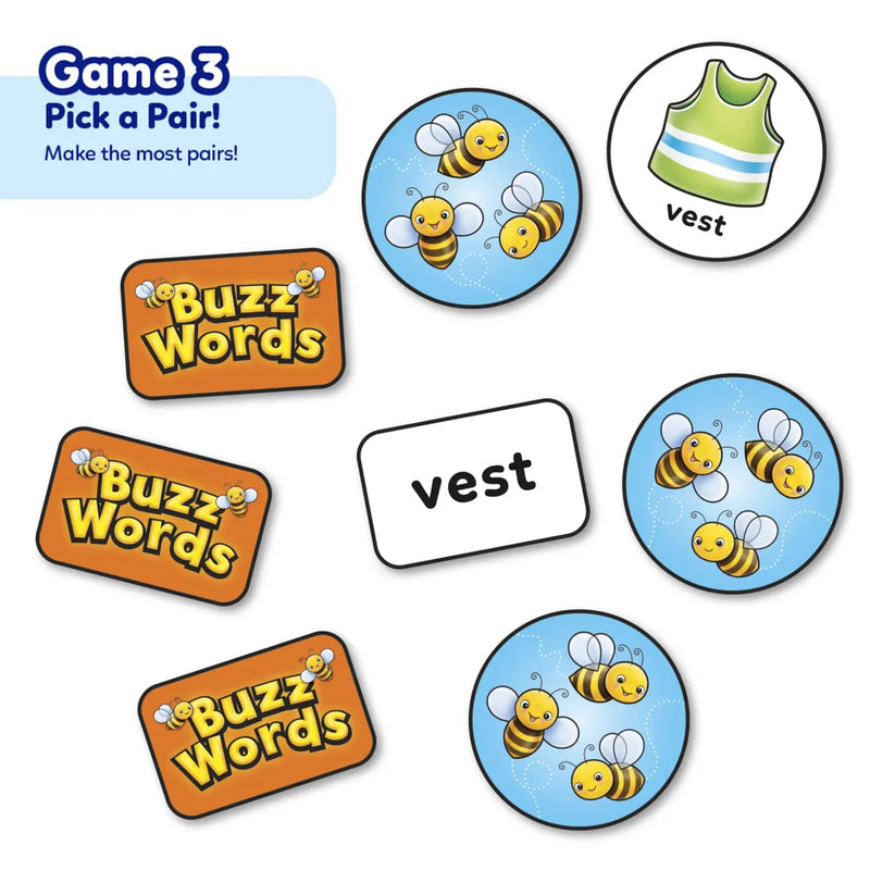 Buzz Words Game - Literacy Board Game, Learning SPACE