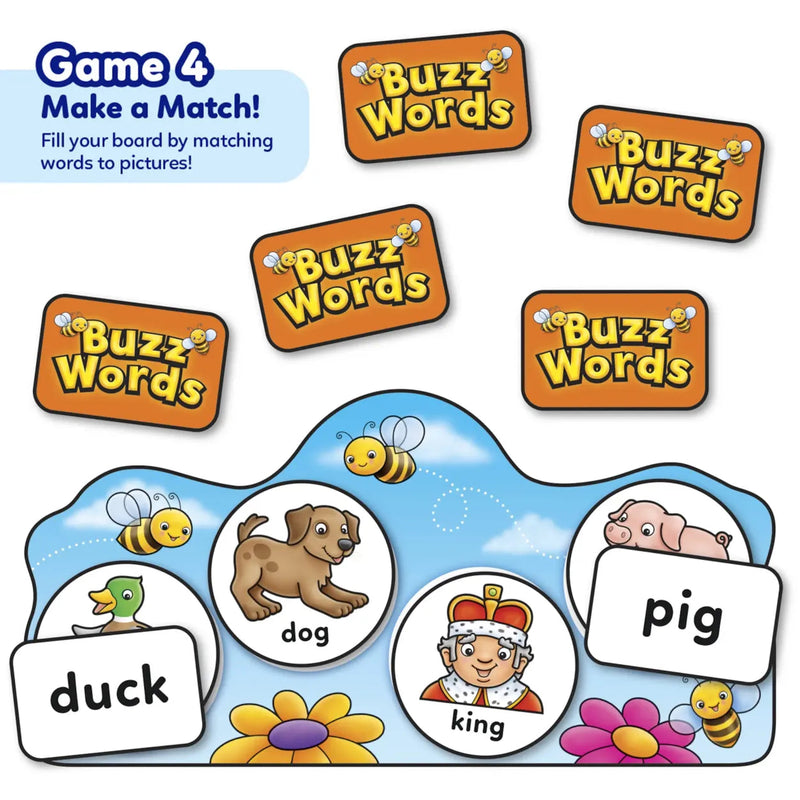 Buzz Words Game - Literacy Board Game, Learning SPACE