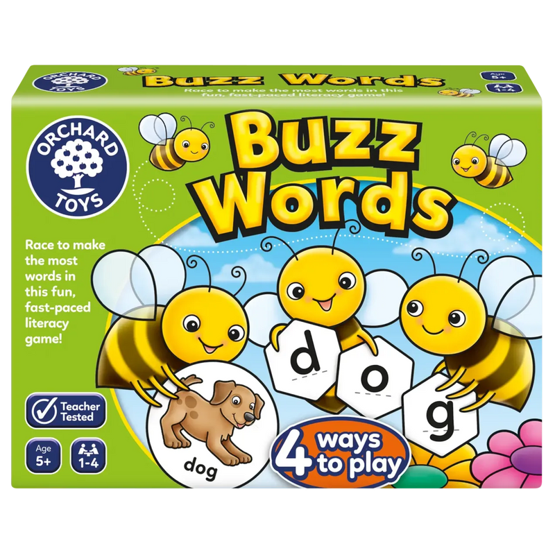Buzz Words Game - Literacy Board Game, Learning SPACE