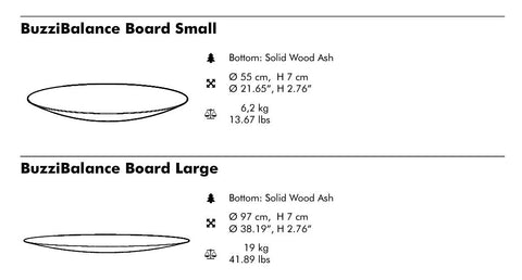 BuzziBalance Rocking Board-Buzzi Space, Gross Motor and Balance Skills, Movement Breaks, Rocking-Learning SPACE