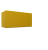 BuzziCube Flat- Sound Absorbent Cube Seat-bespoke, Buzzi Space, Seating-Duo-Hazy Yellow - TRCS 9309-AntiSkid-Learning SPACE