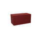 BuzziCube Flat- Sound Absorbent Cube Seat-bespoke, Buzzi Space, Seating-Duo-Hazy Red - TRCS+ 9405-AntiSkid-Learning SPACE