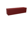 BuzziCube Flat- Sound Absorbent Cube Seat-bespoke, Buzzi Space, Seating-Quattro-Hazy Red - TRCS+ 9405-AntiSkid-Learning SPACE