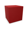 BuzziCube Flat- Sound Absorbent Cube Seat-bespoke, Buzzi Space, Seating-Solo-Red - TRCS 4207-AntiSkid-Learning SPACE