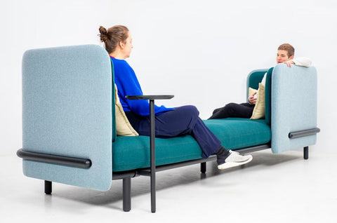 BuzziSpark Sound Reducing Sofa-Armchair, bespoke, booth, Buzzi Space, Full Size Seating, Noise Reduction, Padded Seating, Seating, Sofa, Wellbeing Furniture-Learning SPACE