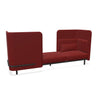 BuzziSpark Sound Reducing Sofa-Armchair, bespoke, booth, Buzzi Space, Full Size Seating, Noise Reduction, Padded Seating, Seating, Sofa, Wellbeing Furniture-Original AG103 - Right open (3 Person)-Medium-Hazy Red - TRCS+ 9405-Learning SPACE