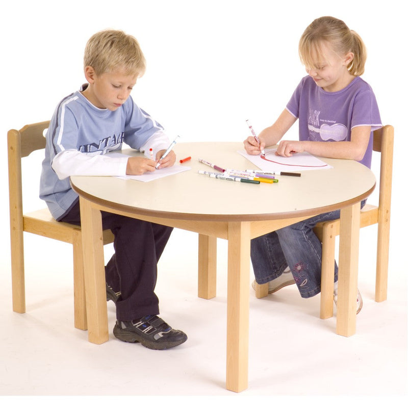 Round Birch Table (100cm Diameter), Learning SPACE
