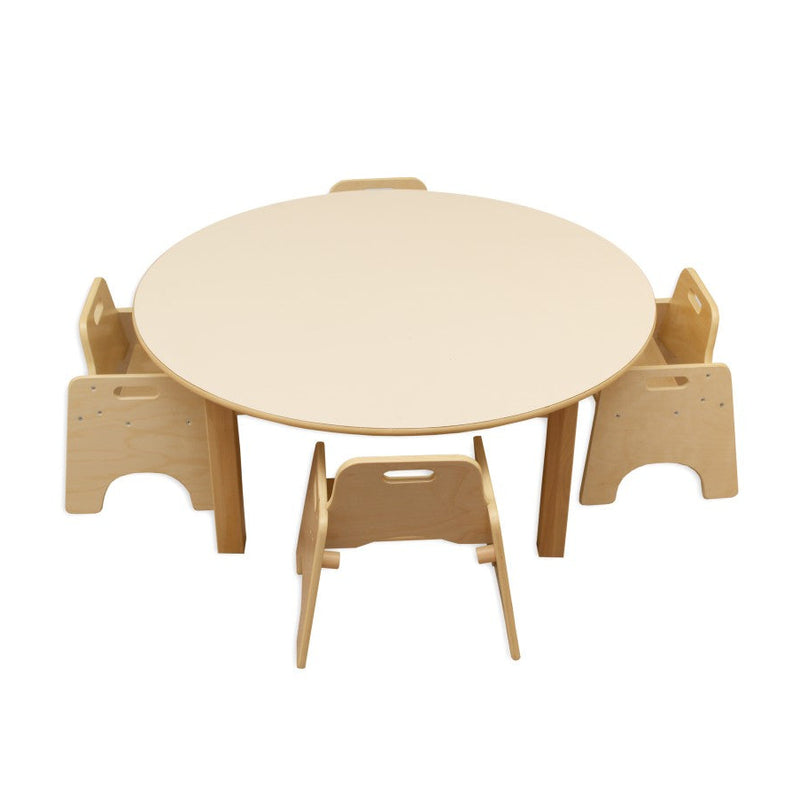 Round Birch Table (100cm Diameter), Learning SPACE
