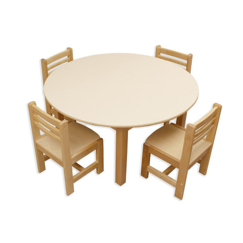 Round Birch Table (100cm Diameter), Learning SPACE