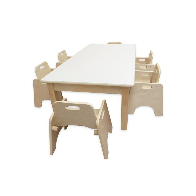 Large Rectangular Birch Table 130cm x 65cm, Learning SPACE