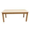 Large Rectangular Birch Table 130cm x 65cm, 3 - 5 Years (Seats 6 Children) Learning SPACE