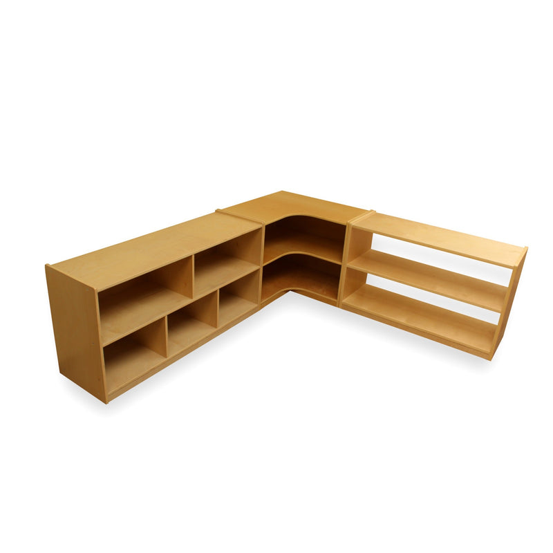 2 Shelf See Thru Unit, Learning SPACE