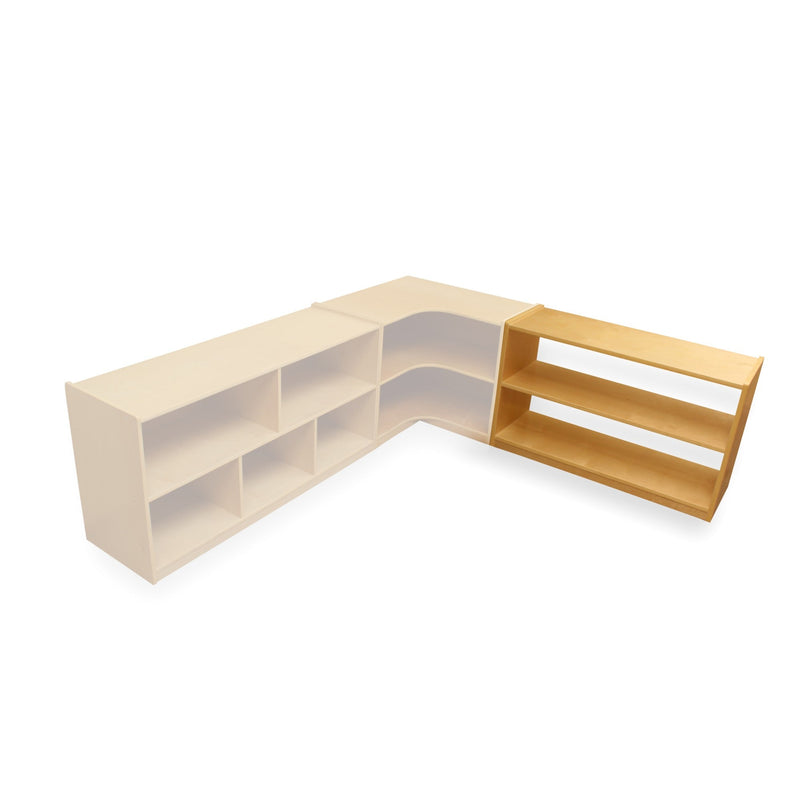 2 Shelf See Thru Unit, Learning SPACE