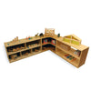 5 Cubby Storage Unit – L122 × D38 – H61 cm or H76 cm, Learning SPACE
