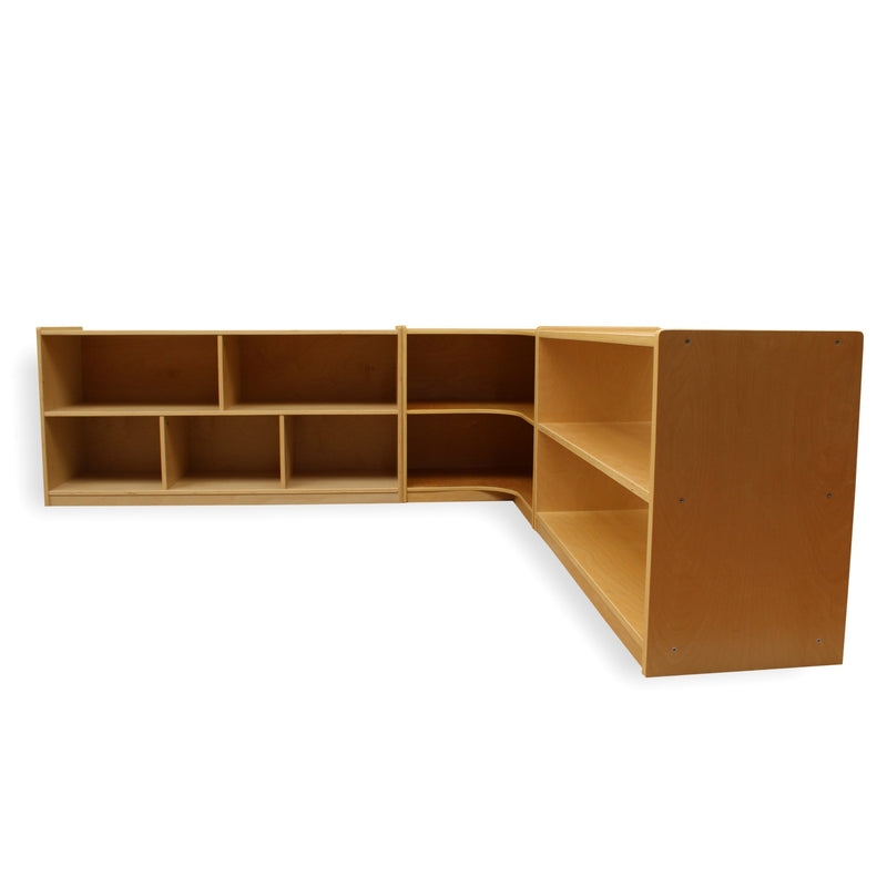5 Cubby Storage Unit – L122 × D38 – H61 cm or H76 cm, Learning SPACE