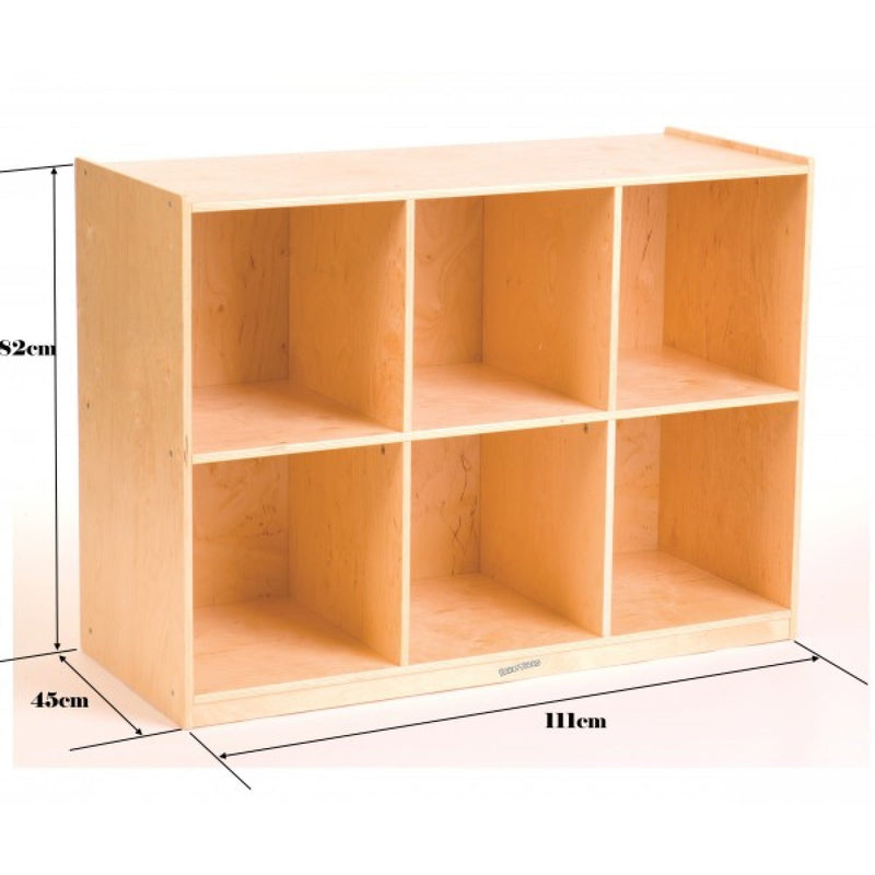 6 Cubby Storage, Learning SPACE