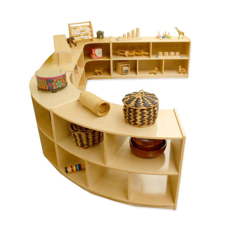 Curved Unit – 61 cm or 76 cm Height, Learning SPACE