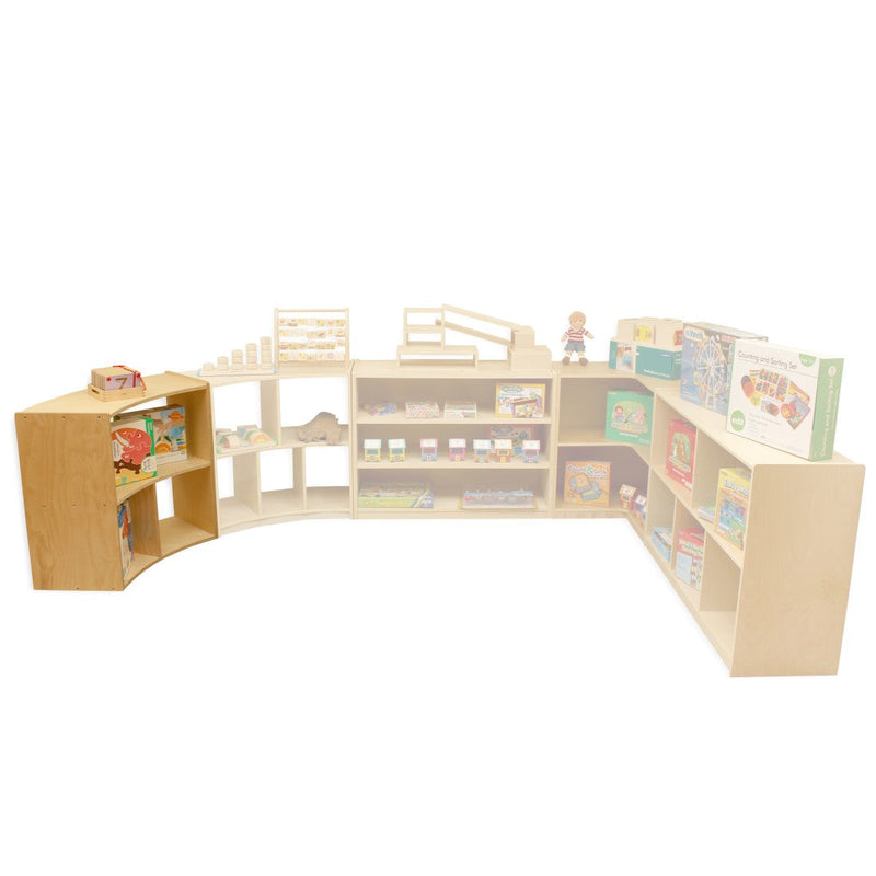 Curved Unit – 61 cm or 76 cm Height, Learning SPACE