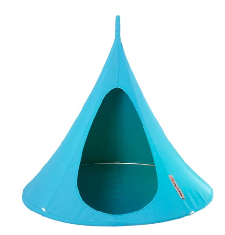 Cacoon Hanging Chair Single-Core Range,Dropship,Hammocks,Indoor Swings,Movement Chairs & Accessories,Seating,Teen & Adult Swings,Wellbeing Furniture-Turquoise-CACSLB10-Learning SPACE