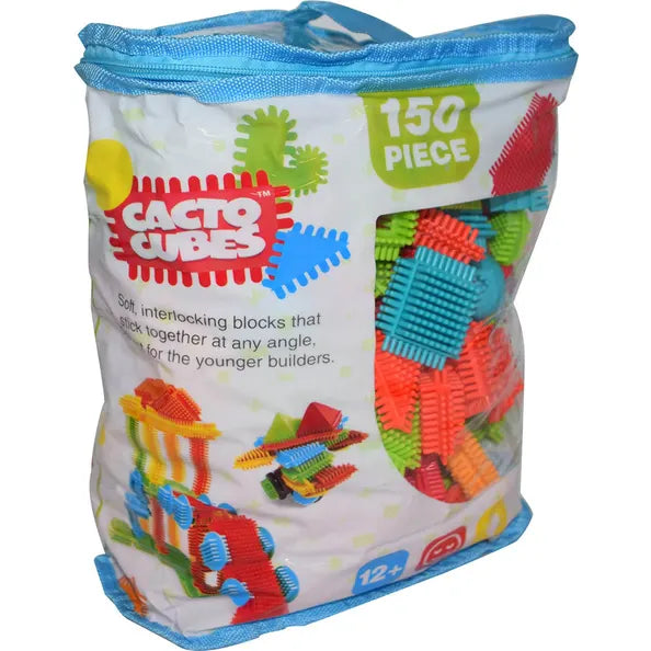 Cacto Cubes Sticking & Joining Building Blocks - 150 Pieces, Learning SPACE