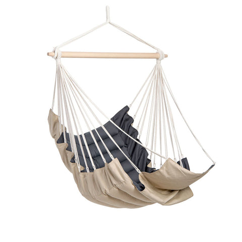 California Sand Hanging Chair-Hanging Chair-Amazonas,Brown,Cotton,Cream,Dropship,Hammock chair,Hanging Chair,Indoor,Single-Learning SPACE