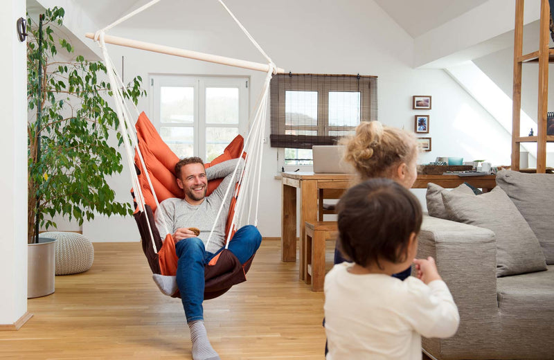 California Terracotta Hanging Chair, Hanging Chair Learning SPACE