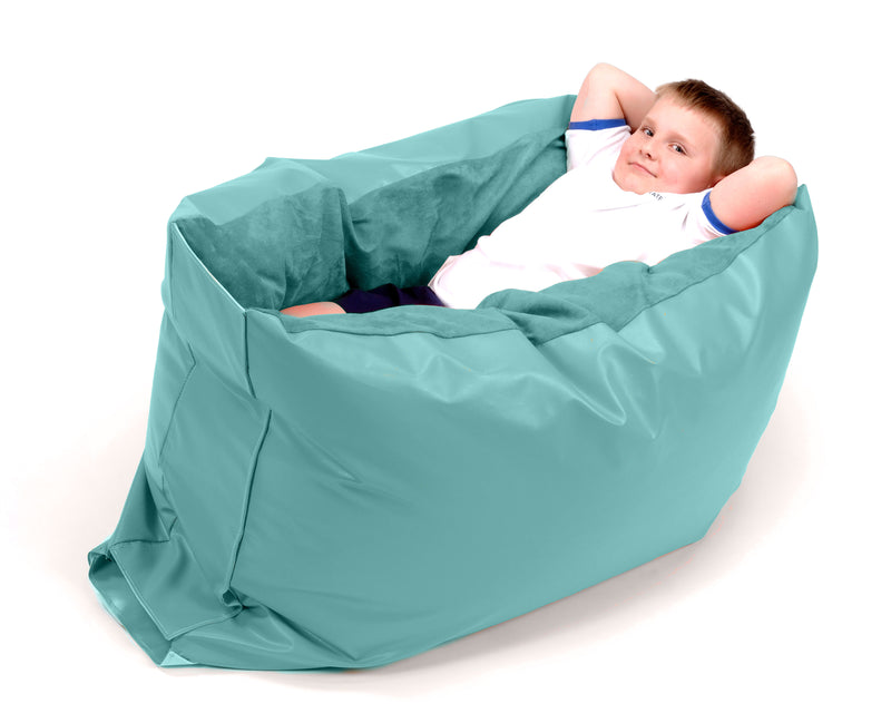 Calming Sensory Beanbag Cocoon, Blue Learning SPACE