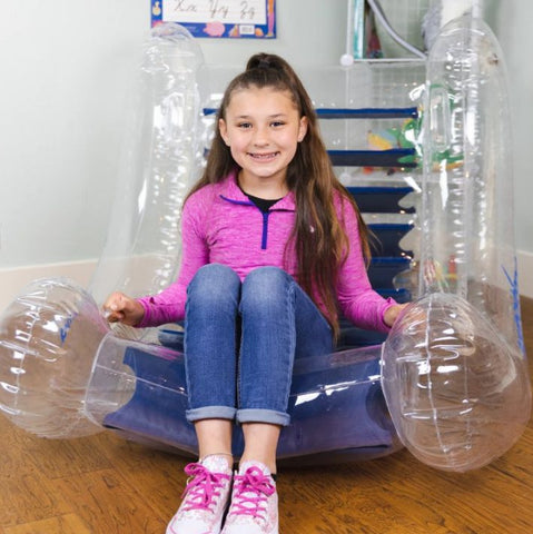 Calming and Fun Inflatable Sensory Rocker-Bouncyband,Movement Breaks,Movement Chairs & Accessories,Playlearn,Rocking,Sensory Room Furniture-Learning SPACE