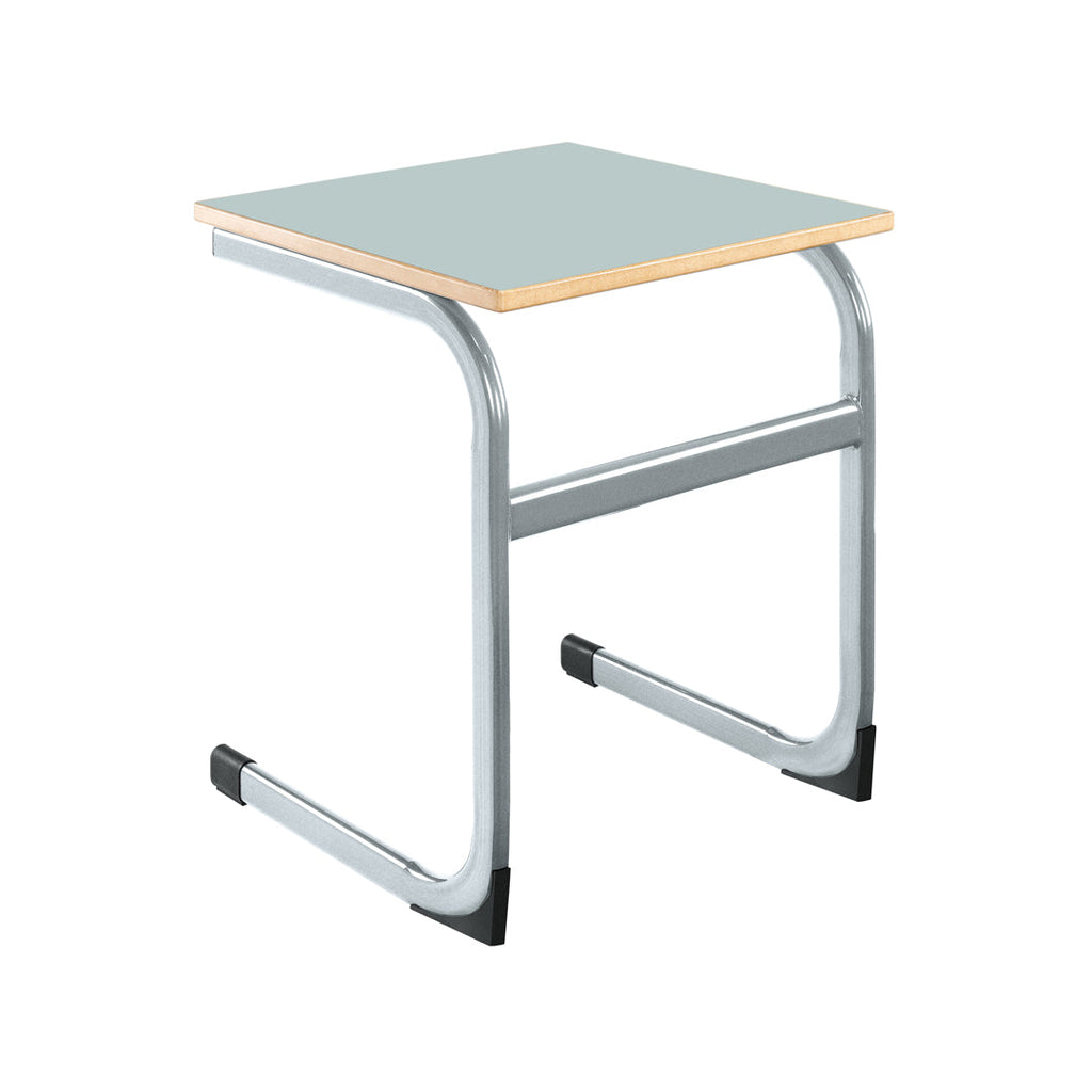 Cantilever Euro Tables: Square Single-Classroom Table, Metalliform, Square, Table, Wellbeing Furniture-460mm (3-4 Years)-Ailsa-EUR-66-PS-460-AI-DP1-PSCH-Learning SPACE