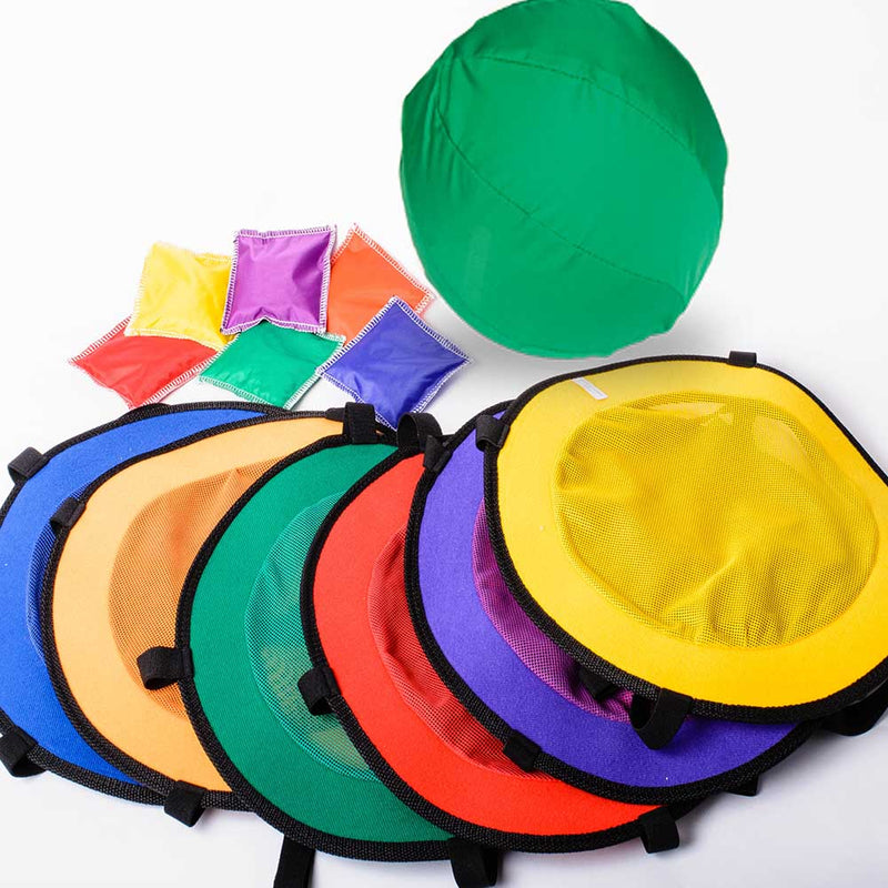 Catch and Balance Bands with ball Set of 6, Learning SPACE