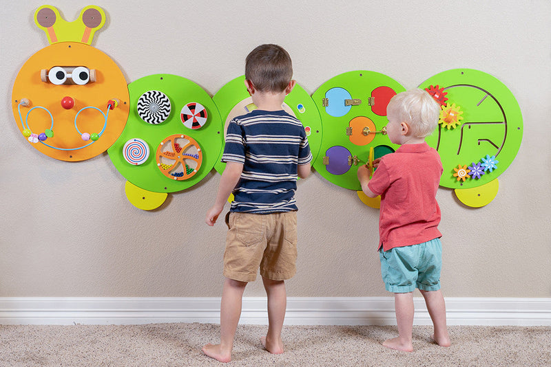 Caterpillar Activity Wall Panels - Interactive Educational Toy For Kids, Learning SPACE