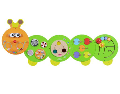 Caterpillar Activity Wall Panels - Interactive Educational Toy For Kids-Dropship,Maths,Nursery,Primary Maths,SCOTEXCEL,sensory activity,Sensory Wall Panels & Accessories,Shape & Space & Measure,Stock,Strength & Co-Ordination,Viga Activity Wall Panel-Learning SPACE