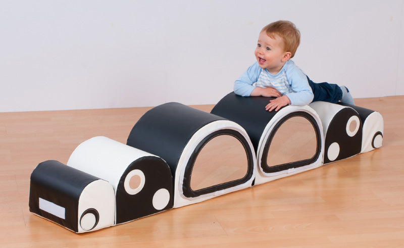 Caterpillar Mirror Bumps Soft Play Set, Learning SPACE