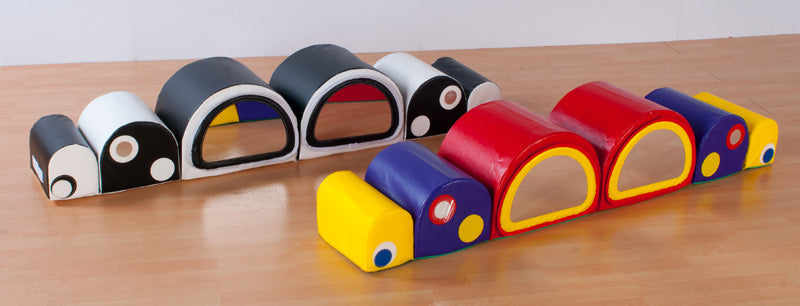 Caterpillar Mirror Bumps Soft Play Set, Learning SPACE