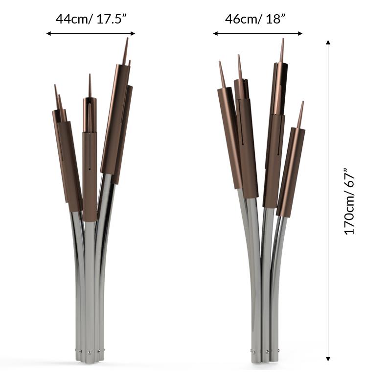 Cattails - A-Minor (Set of 6) - Sensory Garden Musical Instruments, Learning SPACE