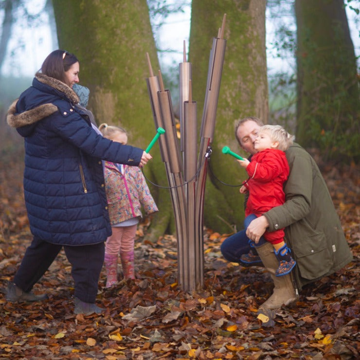 Cattails - A-Minor (Set of 6) - Sensory Garden Musical Instruments, Ground Install Learning SPACE