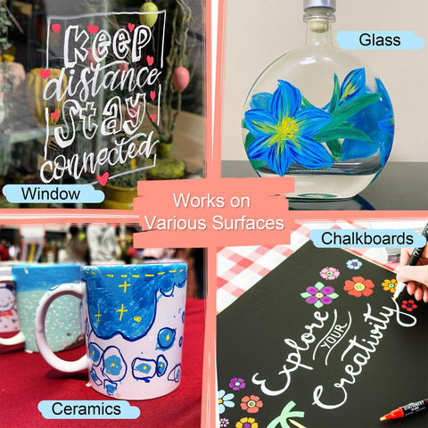 Chalk Pens – 10 Colour Liquid Chalk Marker Set-Drawing & Easels,Mark Making,Stationery-Learning SPACE