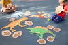 Chasing Dinosaurs Hand & Footprints, Activity Toys Learning SPACE