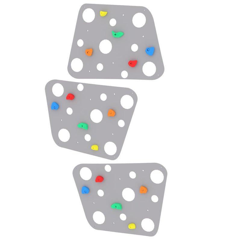 Cheese Shaped Indoor Climbing Wall, Grey Learning SPACE