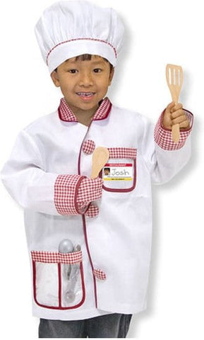 Chef Role Play Costume Set-Dress Up Costumes & Masks, Gifts For 2-3 Years Old, Gifts for 5-7 Years Old, Halloween, Imaginative Play, Kitchens & Shops & School, Play Kitchen Accessories, Puppets & Theatres & Story Sets, Role Play, Seasons, Stock-Learning SPACE