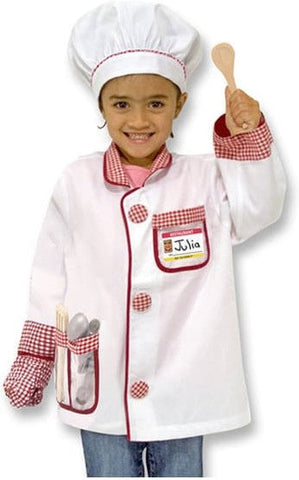 Chef Role Play Costume Set-Dress Up Costumes & Masks, Gifts For 2-3 Years Old, Gifts for 5-7 Years Old, Halloween, Imaginative Play, Kitchens & Shops & School, Play Kitchen Accessories, Puppets & Theatres & Story Sets, Role Play, Seasons, Stock-Learning SPACE